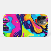 Neon Chaos Vloeibare Kleur Explosie Case-Mate iPhone Case (Achterkant (horizontaal))