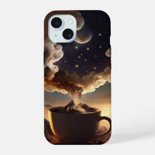 Neon Charlie Chameleon, Textiel Regenwoud Collage iPhone 15 Case