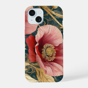 Neon Charlie Chameleon, Textiel Regenwoud Collage iPhone 15 Case