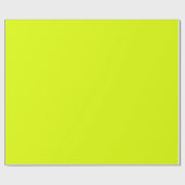 Neon Chartreuse Effen Kleur | Klassiek | Elegant Cadeaupapier (Vlak)