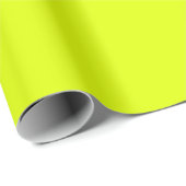 Neon Chartreuse Effen Kleur | Klassiek | Elegant Cadeaupapier (Rol Hoek)