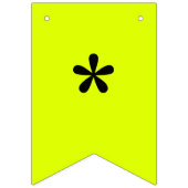 Neon Chartreuse Effen Kleur | Op Maat Vlaggetjes (Eerste vlag)