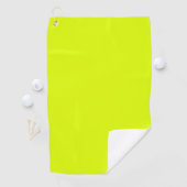 Neon Chartreuse Effen Kleur | Trendy Kleur Golfhanddoek (Insitu)