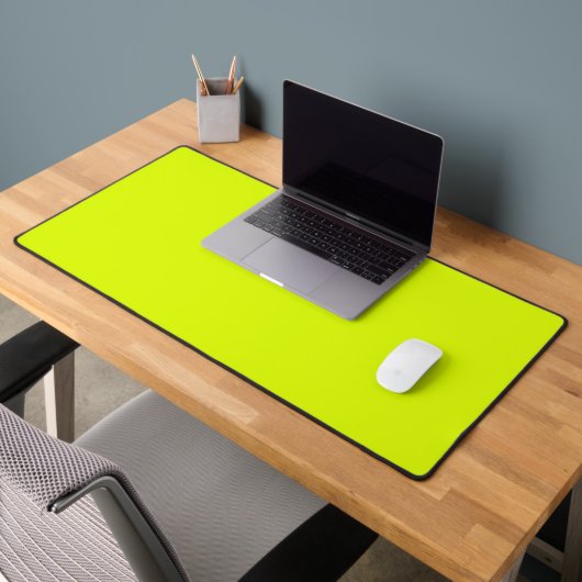 Neon Chartreuse Solid Color | Klassiek Bureaumat (Kantoor 2)