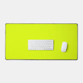 Neon Chartreuse Solid Color | Klassiek Bureaumat (Keyboard & Muis)