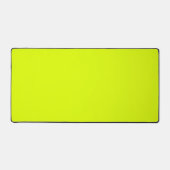 Neon Chartreuse Solid Color | Klassiek Bureaumat (Voorkant)
