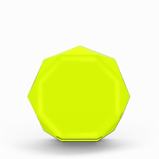 Neon Chartreuse Solid Color | Klassiek Fotoblokken (Voorkant)