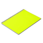 Neon Chartreuse Solid Color | Klassiek Notitieboek (Linkerzijde)