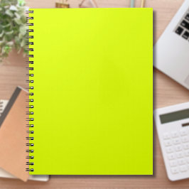 Neon Chartreuse Solid Color | Klassiek Notitieboek