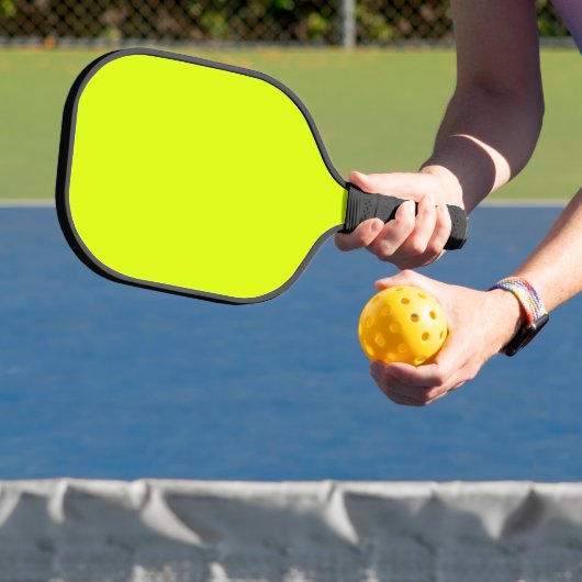 Neon Chartreuse Solid Color | Klassiek Pickleball Paddle (Insitu)
