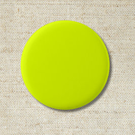 Neon Chartreuse Solid Color | Klassiek Ronde Button 5,7 Cm
