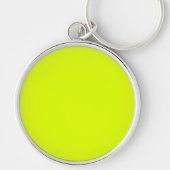 Neon Chartreuse Solid Color | Klassiek Sleutelhanger (Voorkant)