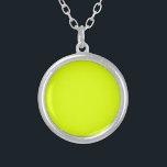 Neon Chartreuse Solid Color | Klassiek Zilver Vergulden Ketting<br><div class="desc">Neon Chartreuse - Introductie van de tijdloze allure van het Solid Color Design: een boeiende mix van klassieke vorm en elegante eenvoud. Dit ontwerp is een viering van de kracht en schoonheid gevonden in een enkele, opvallende tint. Het solide kleurontwerp straalt verfijning uit en omarmt de essentie van minimalisme, waardoor...</div>