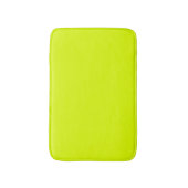 Neon Chartreuse Solid Color | Trendy kleur Badmat (Voorkant Verticaal)