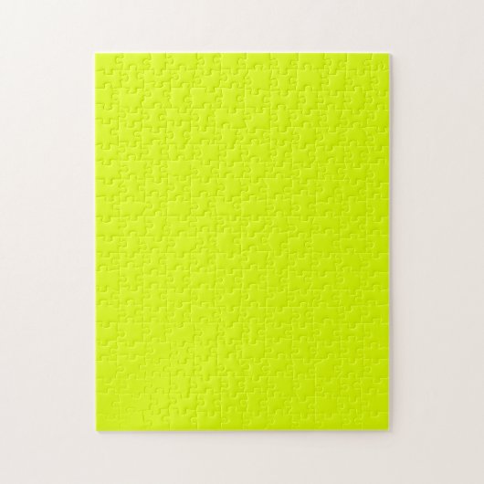 Neon Chartreuse Solid Color | Trendy kleur Legpuzzel (Verticaal)