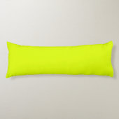 Neon Chartreuse Solid Color | Trendy kleur Lichaamskussen (Voorkant)