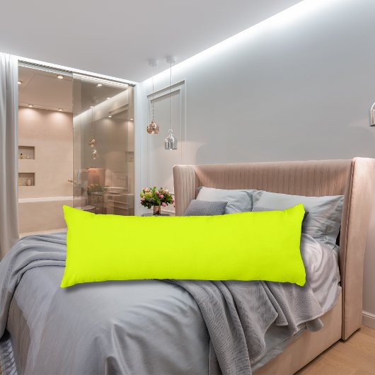 Neon Chartreuse Solid Color | Trendy kleur Lichaamskussen