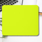 Neon Chartreuse Solid Color | Trendy kleur Muismat