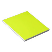 Neon Chartreuse Solid Color | Trendy kleur Notitieblok (Schuin)