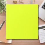 Neon Chartreuse Solid Color | Trendy kleur Notitieblok<br><div class="desc">Neon Chartreuse Solid Color | Neon Kleuren | Klassiek ontwerp | Elegant product | Trendy kleuren | Stijlvol en Mode | Professioneel ontwerp</div>