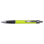Neon Chartreuse Solid Color | Trendy kleur Pen (Achterkant)