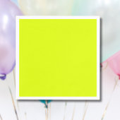 Neon Chartreuse Solid Color | Trendy kleur Servet