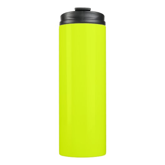 Neon Chartreuse Solid Color | Trendy kleur Thermosbeker (Voorkant)