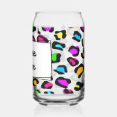 Neon Cheetah Blikvorm Glas (Achterkant)