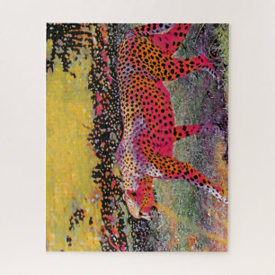 Neon Cheetah Legpuzzel