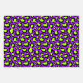 Neon Cheetah Pattern, Boys Girls & Kinder, Leopard Inpakpapier Vel (Voorkant 2)