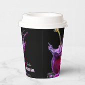 Neon Cherry gepersonaliseerd Papieren Bekers (Rechts)