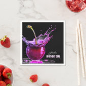 Neon Cherry gepersonaliseerd Servet (Insitu)