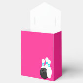 Neon Chevron Bowling Favor Dozen Bedankdoosjes (Geopend)