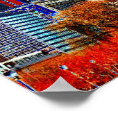 Neon Chicago Skyline Fine Art Poster (Hoek)