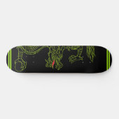Neon Chinese Dragon vooraf gemaakt volledig skateb Persoonlijk Skateboard (Horizontaal)