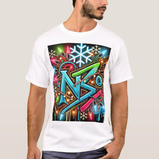 Neon Christmas Lights T-shirt