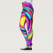 Neon Circle Vortex Pattern Leggings (Links)