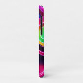 Neon Circles Abstracte kunst Case-Mate iPhone Case (Achterkant/links)