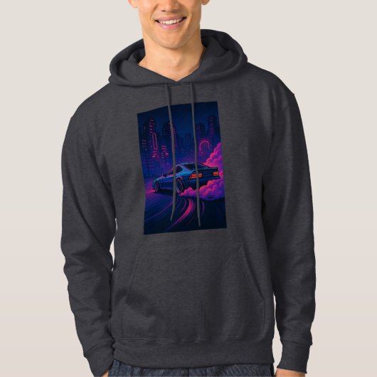 Neon Circuitsymfonie Hoodie (Voorkant)