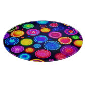Neon Cirkel Burst Snijplank (Hoek)