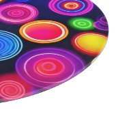 Neon Cirkel Burst Snijplank (Hoek)