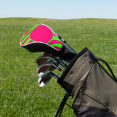 Neon Cirkel Streep Golf Head Cover – Aanpasbaar (Insitu)