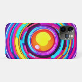 Neon Cirkel Vortex Patroon Case-Mate iPhone Case (Achterkant (horizontaal))