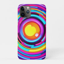 Neon Cirkel Vortex Patroon