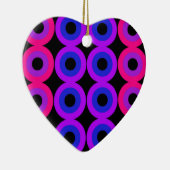 Neon Cirkels Keramisch Ornament (Rechts)