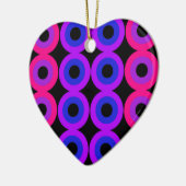 Neon Cirkels Keramisch Ornament (Links)