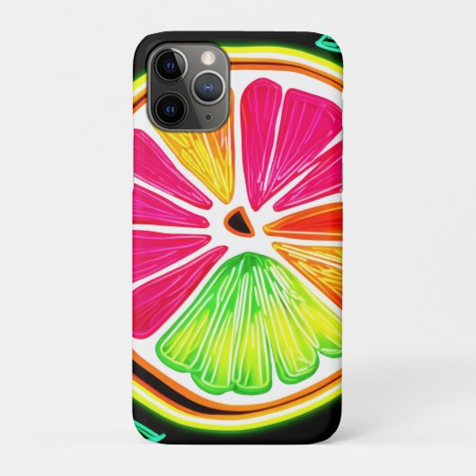 Neon Citrus Fruit Fiesta Case-Mate iPhone Case (Achterkant)