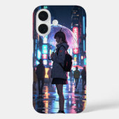 Neon City Girl Case-Mate iPhone Case (Achterkant)
