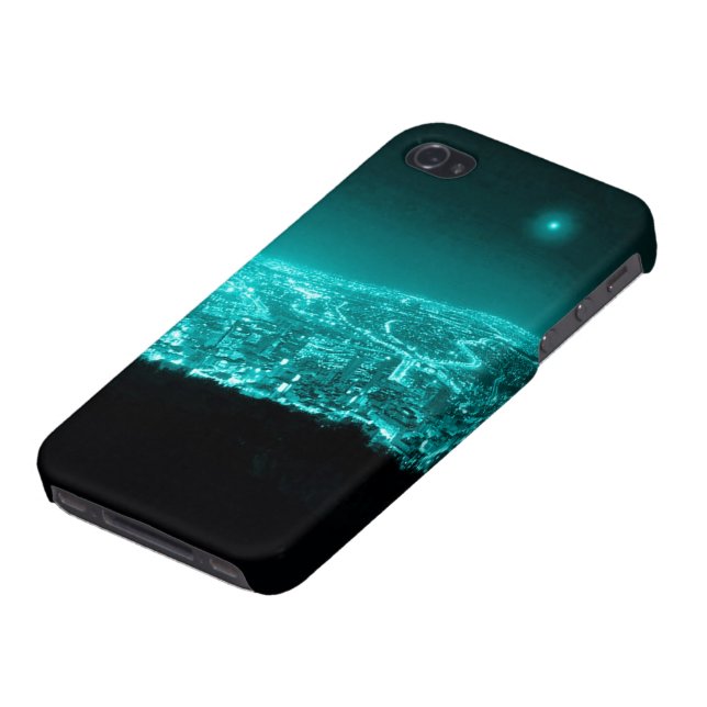 Neon City Lights iPhone Hoesje (Onderkant)