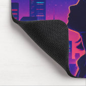 Neon City Night Mousepad Muismat (Hoek)